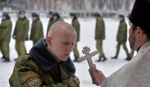 Russian Military needs Priests to defend Motherland