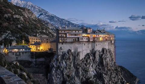 Simonopetra "Simon's Rock" Monastery, Mount Athos, Greece 